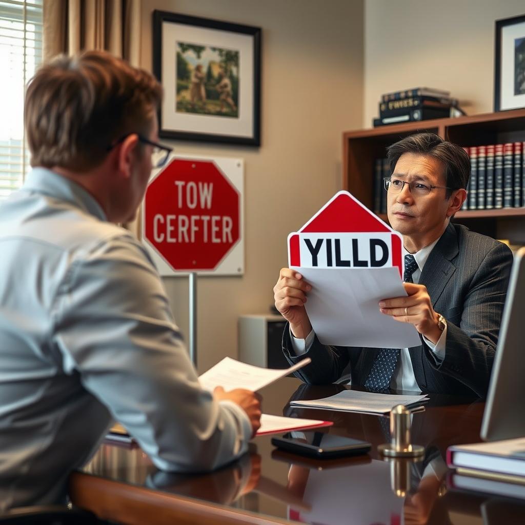 Failed to Obey a Yield Sign lawyer Middlesex County