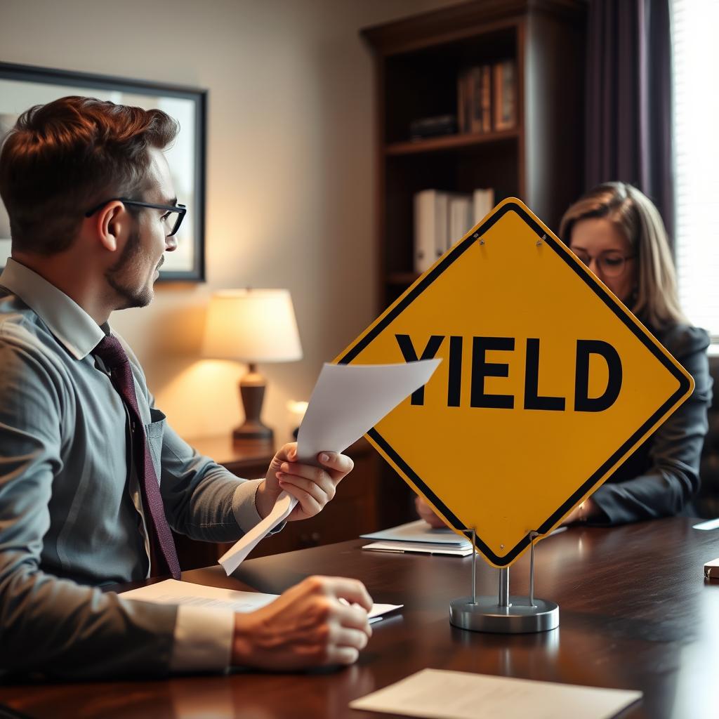 Failed to Obey a Yield Sign lawyer Morris County