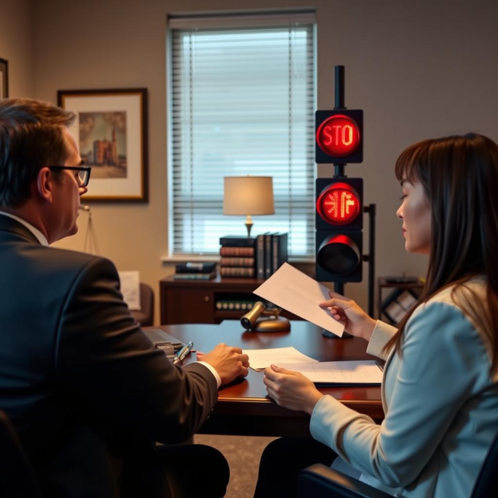 Failed to Stop at a Red Light lawyer New Jersey