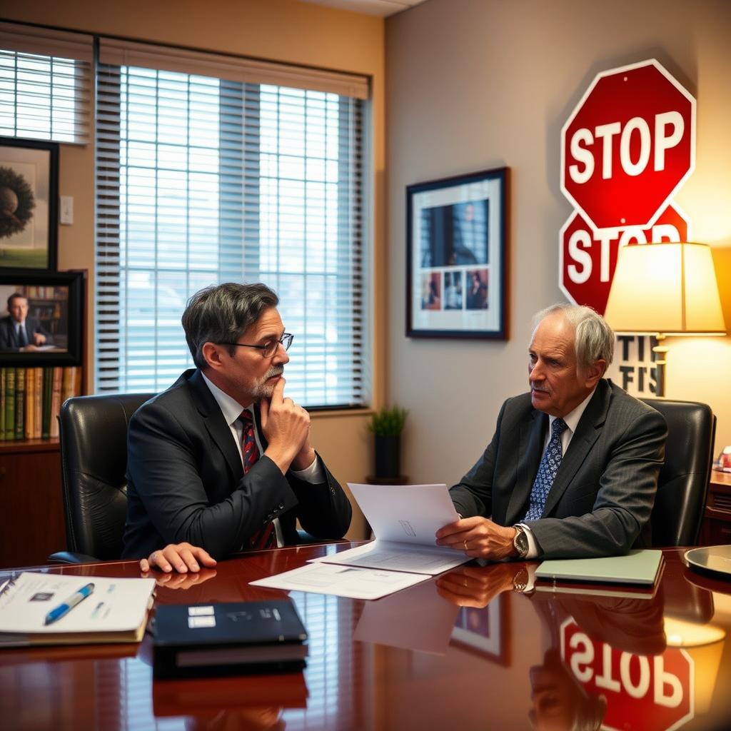Failed to Stop at a Stop Sign lawyer Cape May County