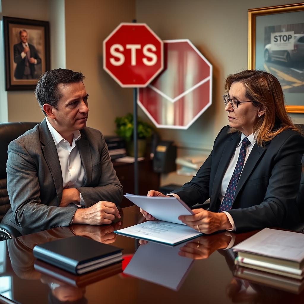 Failed to Stop at a Stop Sign lawyer Gloucester County