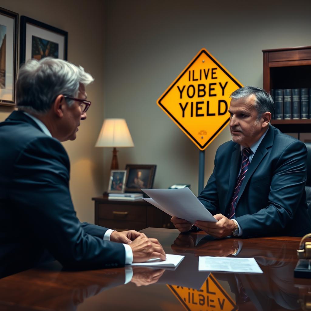 Failure to Obey Yield Sign lawyer Camden County