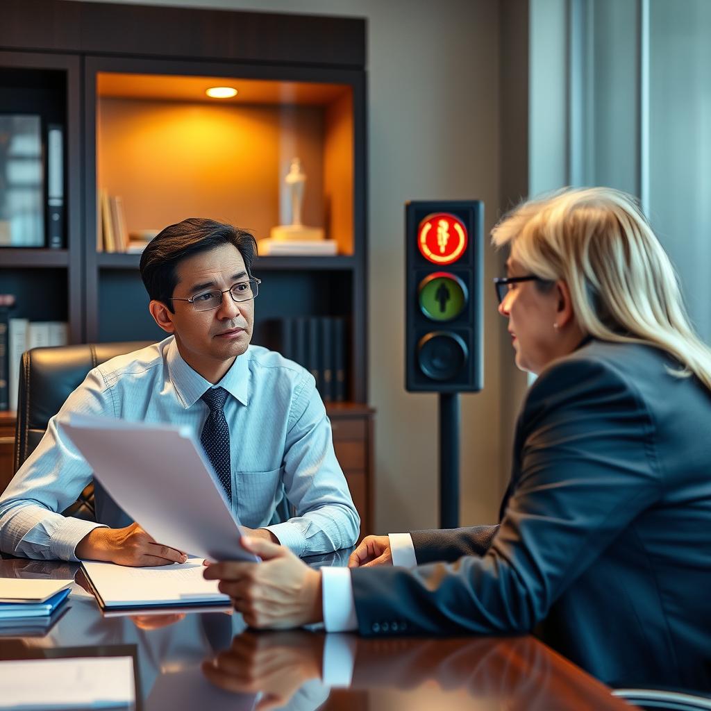 Failure to Stop at a Red Light lawyer Bergen County