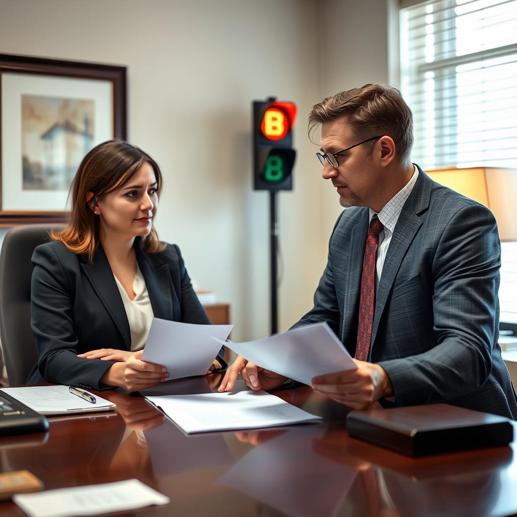 Failure to Stop at a Red Light lawyer Burlington County