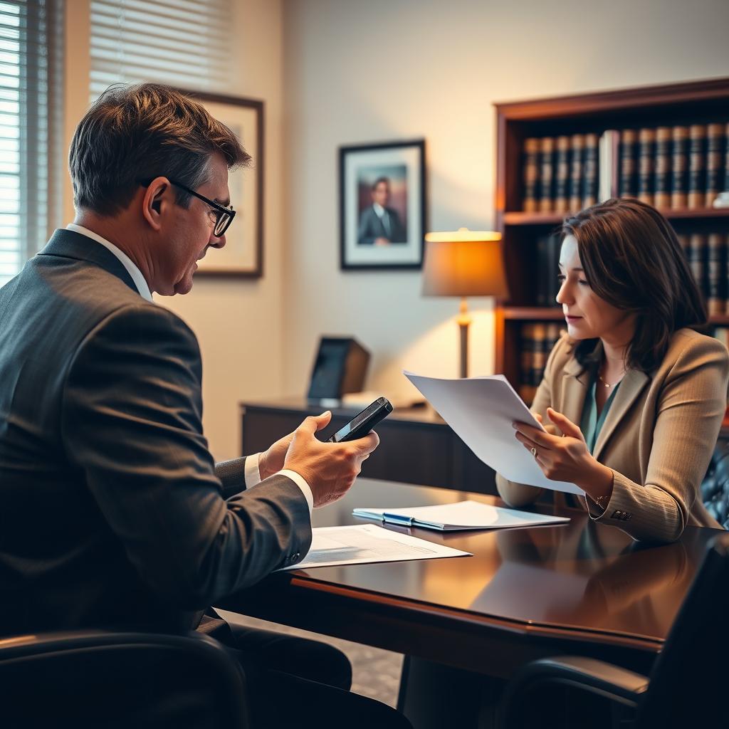 Use of Handheld Communication Device lawyer Morris County